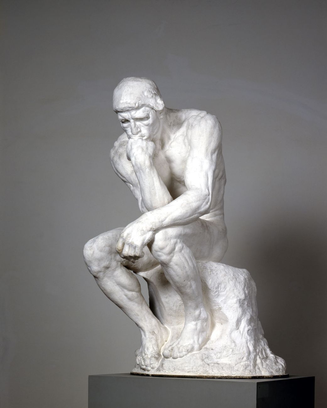 Auguste Rodin: Der Denker, Quelle: Albertinum: permanent exhibition, Urheber: David Brandt, Creative-Commons-Lizenz)